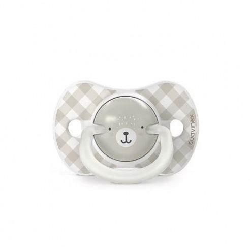 Suavinex Soother Silicone Physiological 6/18m Night Wild Beige Suavinex Soother Silicone Physiological 6/18m Night Wild Beige