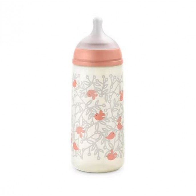 Suavinex Bottle 360ml Birdies Pink