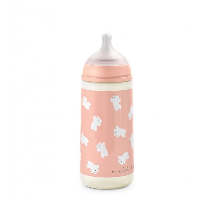 Suavinex Bottle 360ml Wild Bear Pink Suavinex Bottle 360ml Wild Bear Pink