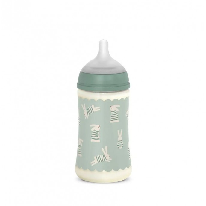 Suavinex Bottle 270ml Wonderland Bunny Green Suavinex Bottle 270ml Wonderland Bunny Green
