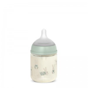 Suavinex Glass Bottle 120ml Wonderland Bunny Green