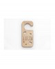 Vintiun Personalised Door Hanger Heart Wood