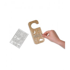 Vintiun Personalised Door Hanger Heart Wood Vintiun Personalised Door Hanger Heart Wood