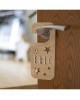 Vintiun Personalised Door Hanger Stars Wood