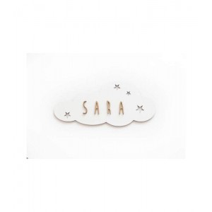 Vintiun Personalised Plaque Cloud White Vintiun Personalised Plaque Cloud White