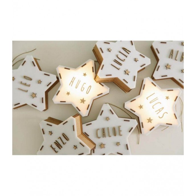 Vintiun Personalised Light up Star Mini