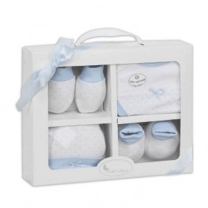Interbaby Gift Set 4pc Blue Interbaby Gift Set 4pc Blue