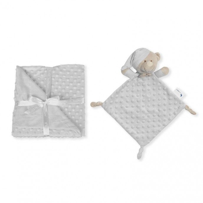 Interbaby Bubble Blanket and Comforter Gray