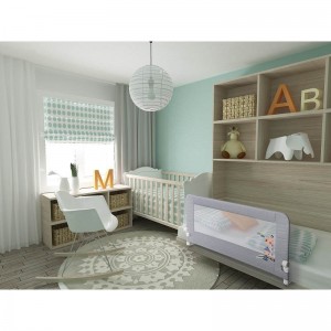 Interbaby Bedrail 150cm Giraffe Grey Interbaby Bedrail 150cm Giraffe Grey