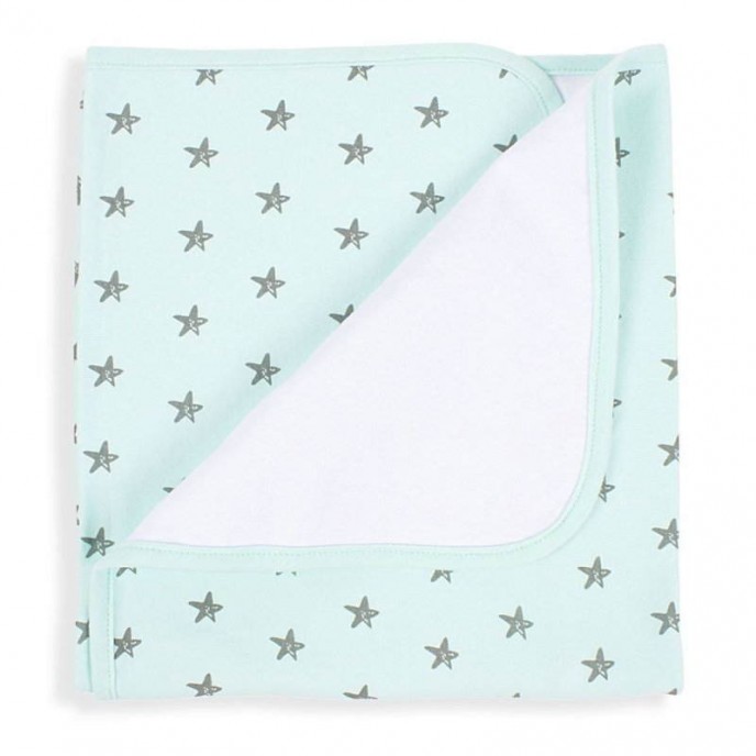Interbaby Blanket Star Green
