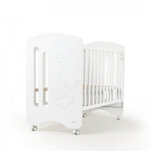 Interbaby Cot Lovely White Interbaby Cot Lovely White