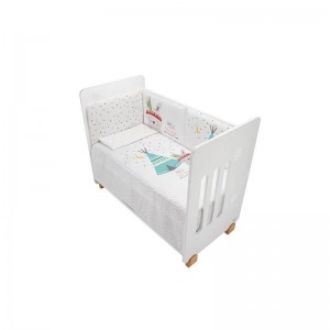 Interbaby Bedding Set Little Indian White Interbaby Bedding Set Little Indian White
