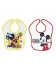 Interbaby Bib Waterproof 2pk Mickey Fun Friends