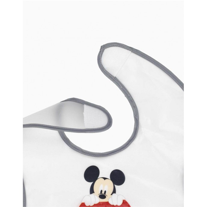 Interbaby Bib Waterproof 2pk Mickey Giggles