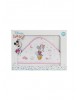 Interbaby Hooded Towel Minnie White Pink