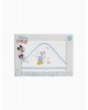 Interbaby Hooded Towel Mickey White Blue