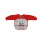 Interbaby Bib Long Sleeve Indian Red