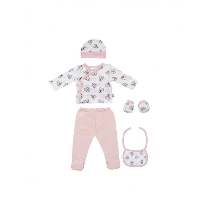 Interbaby Gift Set 5pc Disney Minnie Pink
