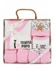 Interbaby Gift Set 5pc Mama Papa Pink
