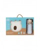 Interbaby Baby Pillow and Comforter Set Blue Interbaby Baby Pillow and Comforter Set Blue