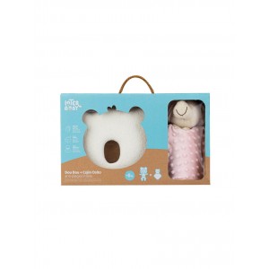 Interbaby Baby Pillow and Comforter Set Pink Interbaby Baby Pillow and Comforter Set Pink