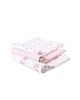 Interbaby Muslins 3pk Parachute Pink