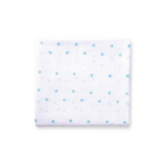Interbaby Muslins 3pk Parachute Blue Interbaby Muslins 3pk Parachute Blue