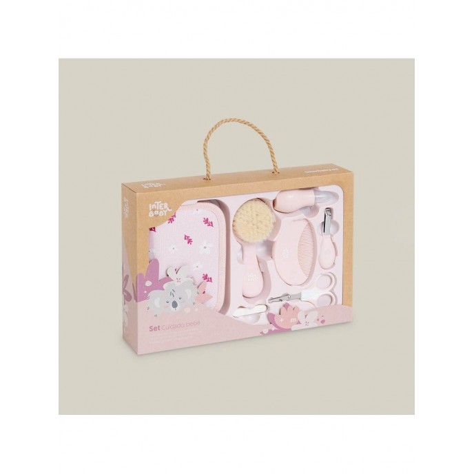 Interbaby Grooming Set Koala Pink