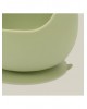 Interbaby Silicone Suction Bowl with Spoon Olive