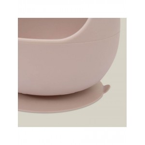 Interbaby Silicone Suction Bowl with Spoon Pink Interbaby Silicone Suction Bowl with Spoon Pink