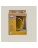 Interbaby Silicone Suction Bowl with Spoon Ochre 