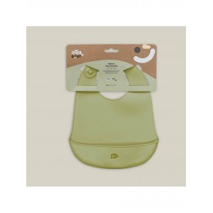Interbaby Silicone Bib Olive Interbaby Silicone Bib Olive