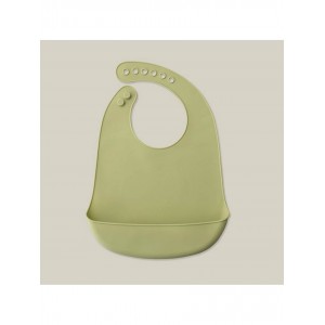 Interbaby Silicone Bib Olive Interbaby Silicone Bib Olive