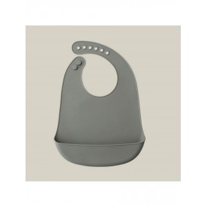Interbaby Silicone Bib Gray Interbaby Silicone Bib Gray