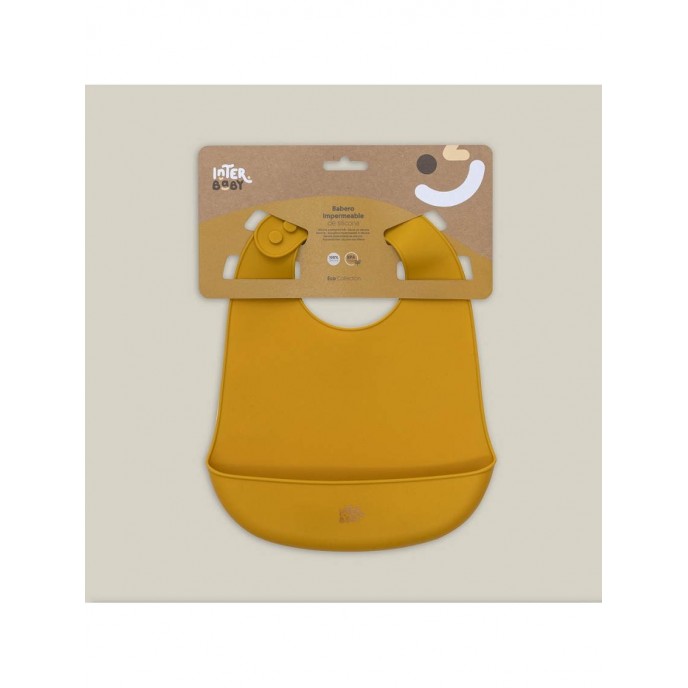 Interbaby Silicone Bib Ochre Interbaby Silicone Bib Ochre