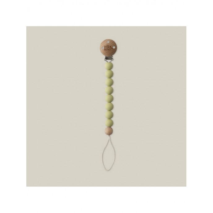 Interbaby Silicone Soother Clip Olive