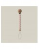 Interbaby Silicone Soother Clip Pink