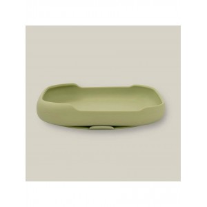 Interbaby Silicone Suction Plate Olive Interbaby Silicone Suction Plate Olive