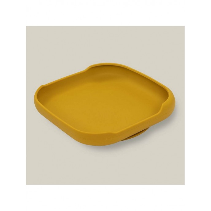 Interbaby Silicone Suction Plate Ochre