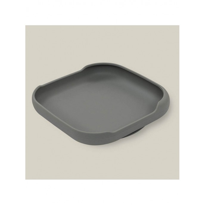 Interbaby Silicone Suction Plate Gray