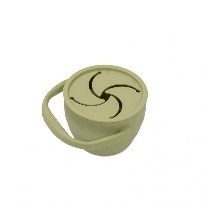 Interbaby Silicone Snack Holder Olive
