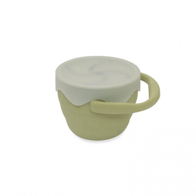 Interbaby Silicone Snack Holder Olive