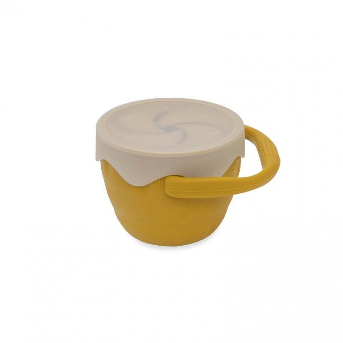 Interbaby Silicone Snack Holder Ochre