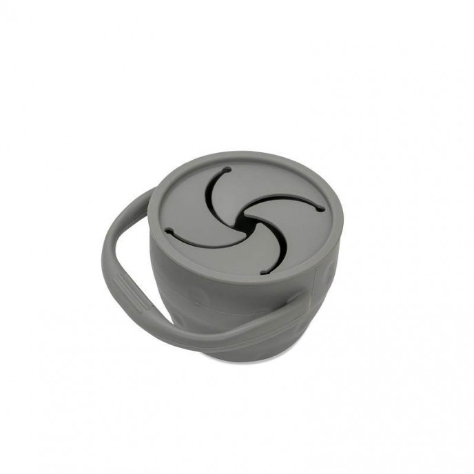 Interbaby Silicone Snack Holder Gray