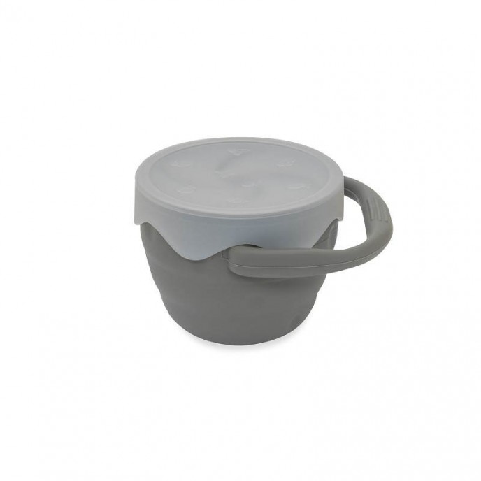 Interbaby Silicone Snack Holder Gray