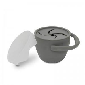 Interbaby Silicone Snack Holder Gray Interbaby Silicone Snack Holder Gray