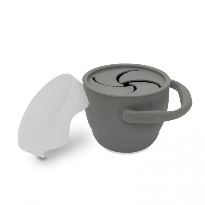 Interbaby Silicone Snack Holder Gray