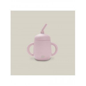 Interbaby Silicone Straw Cup Pink Interbaby Silicone Straw Cup Pink