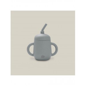 Interbaby Silicone Straw Cup Grey Interbaby Silicone Straw Cup Grey