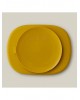 Interbaby Silicone Suction Divider Plate with Lid Ochre